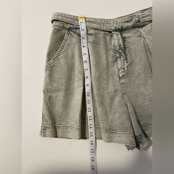 Ted Baker Malin Tailored Denim Shorts Wrap buckle waist pleated 32 - Picture 4 of 11